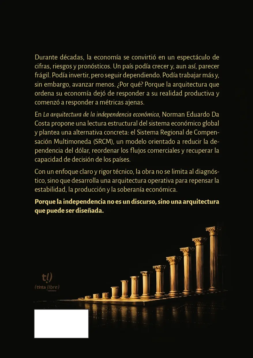 Contratapa final del libro